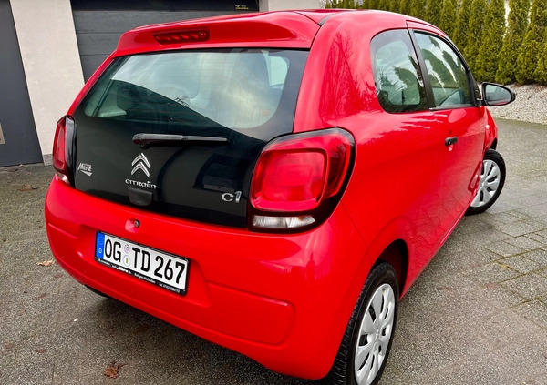 Citroen C1 cena 14900 przebieg: 188029, rok produkcji 2015 z Obrzycko małe 37